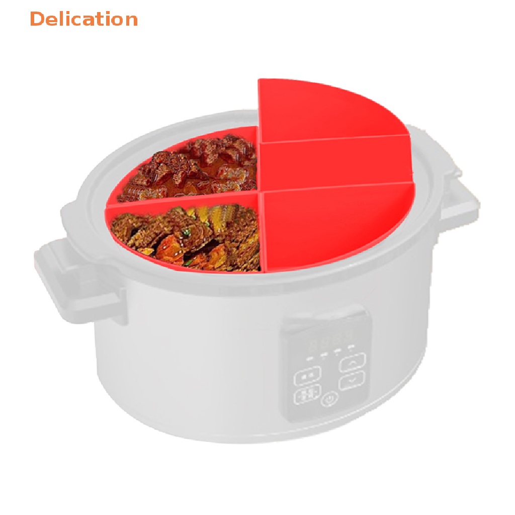 [Delication] Miếng Lót Nồi Nấu Ăn Bằng Silicone Phân Chia Thực Phẩm Chậm Tái Sử Dụng Đ