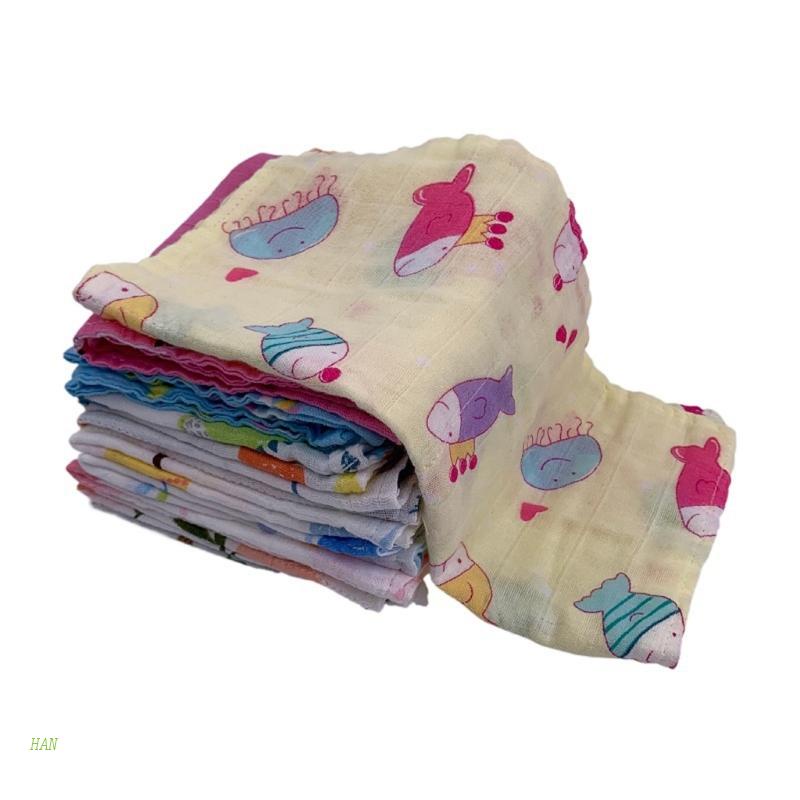 Bộ 5 Khăn Lau Mồ Hôi Xinh Xắn Cho Bé