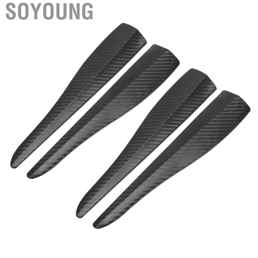 Soyoung Bumper Protector Strip 28cm High Toughness Trim Molding Protection Strong Adhesive for Car