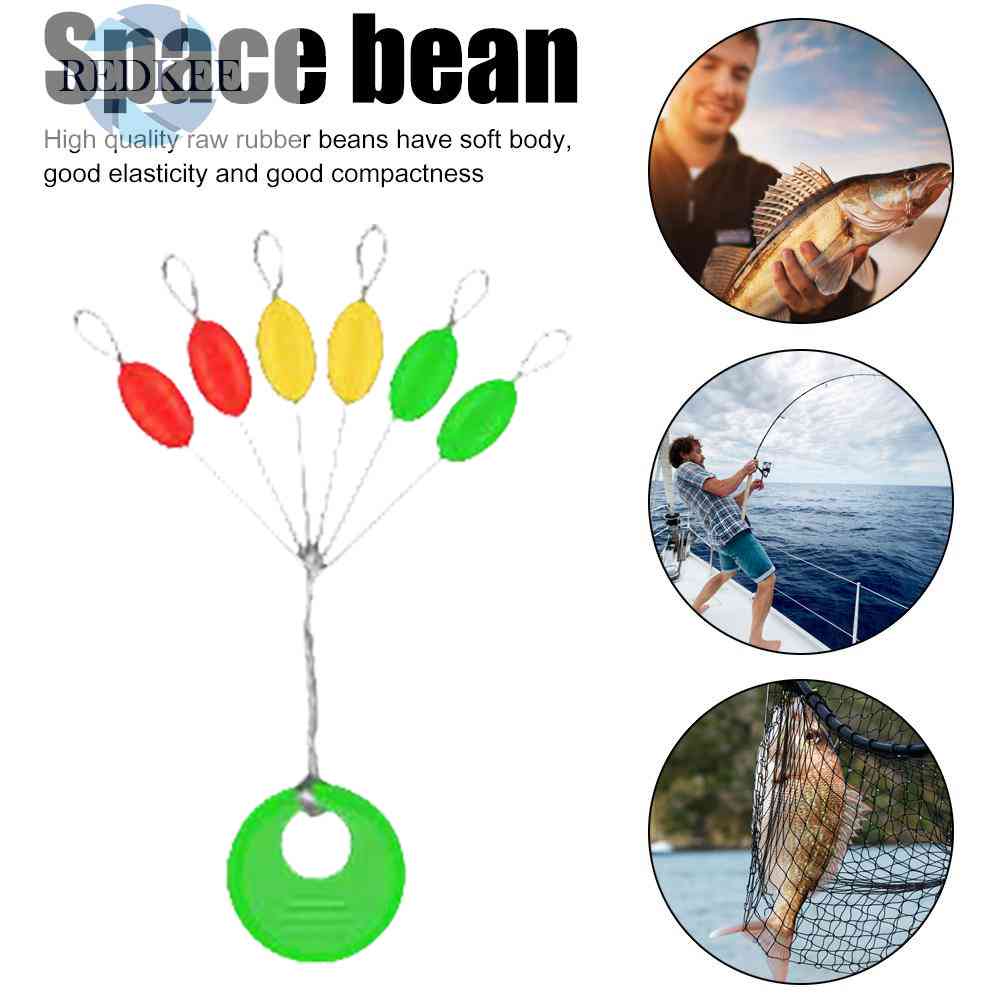 Set 10 / 60 Nút Chặn Dây Câu Hình Trụ Nhiều Màu Sắc