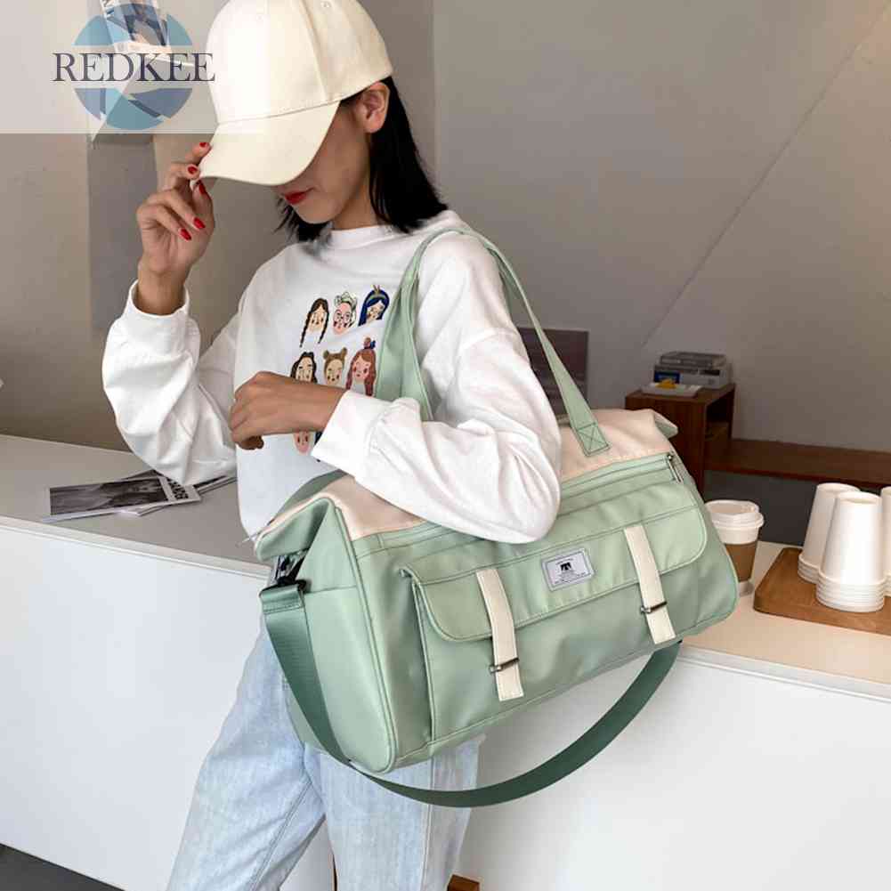 Túi Đựng Đồ Tập Thể Thao Sức Chứa Lớn Chia Ngăn Khô / Ướt Tiện Dụng Cho Nam Và