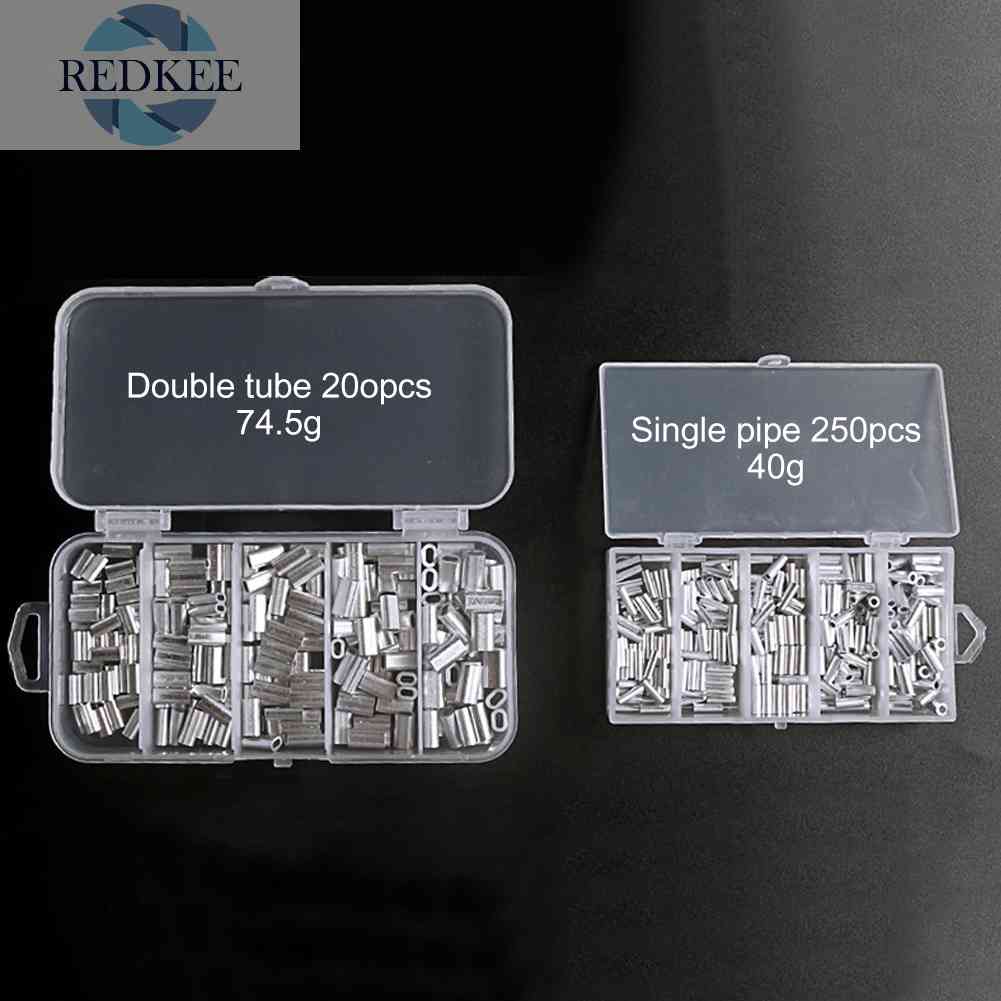 200 / 250 Ống Nối Dây Câu Cá Bằng Nhôm