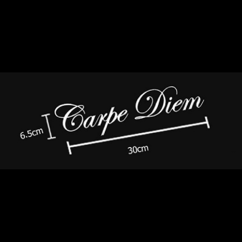 Miếng Dán Vinyl Chống Thấm Nước Kích Thước 30X6.5CM In Họa Tiết Thời Trang Trang Trí Cửa Sổ Xe Hơi