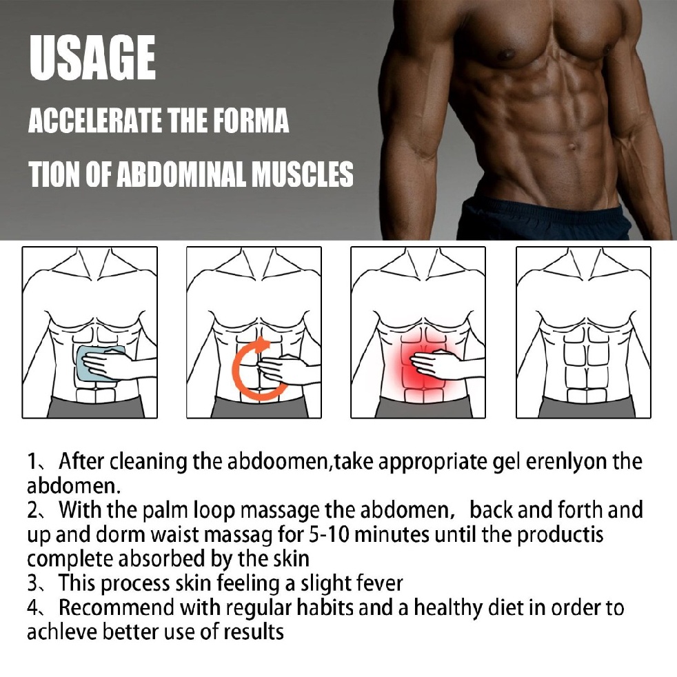 Abs Sculpting Cream Muscle Belly Tightening for Men Body Shaping Slimming
