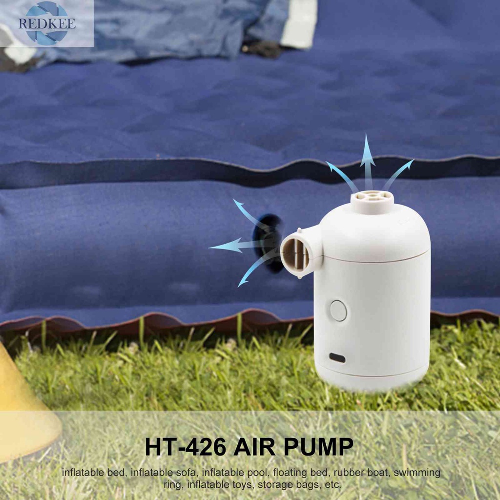 Máy Bơm Hơi Điện Tử Sạc Nhanh Cổng USB Mang Đi Tiện Dụng