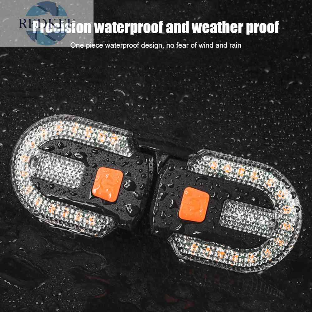 Đèn LED Xi Nhan 3 Trong 1 30lm Gắn Đuôi Xe Đạp Kèm Điều Khiển Từ Xa