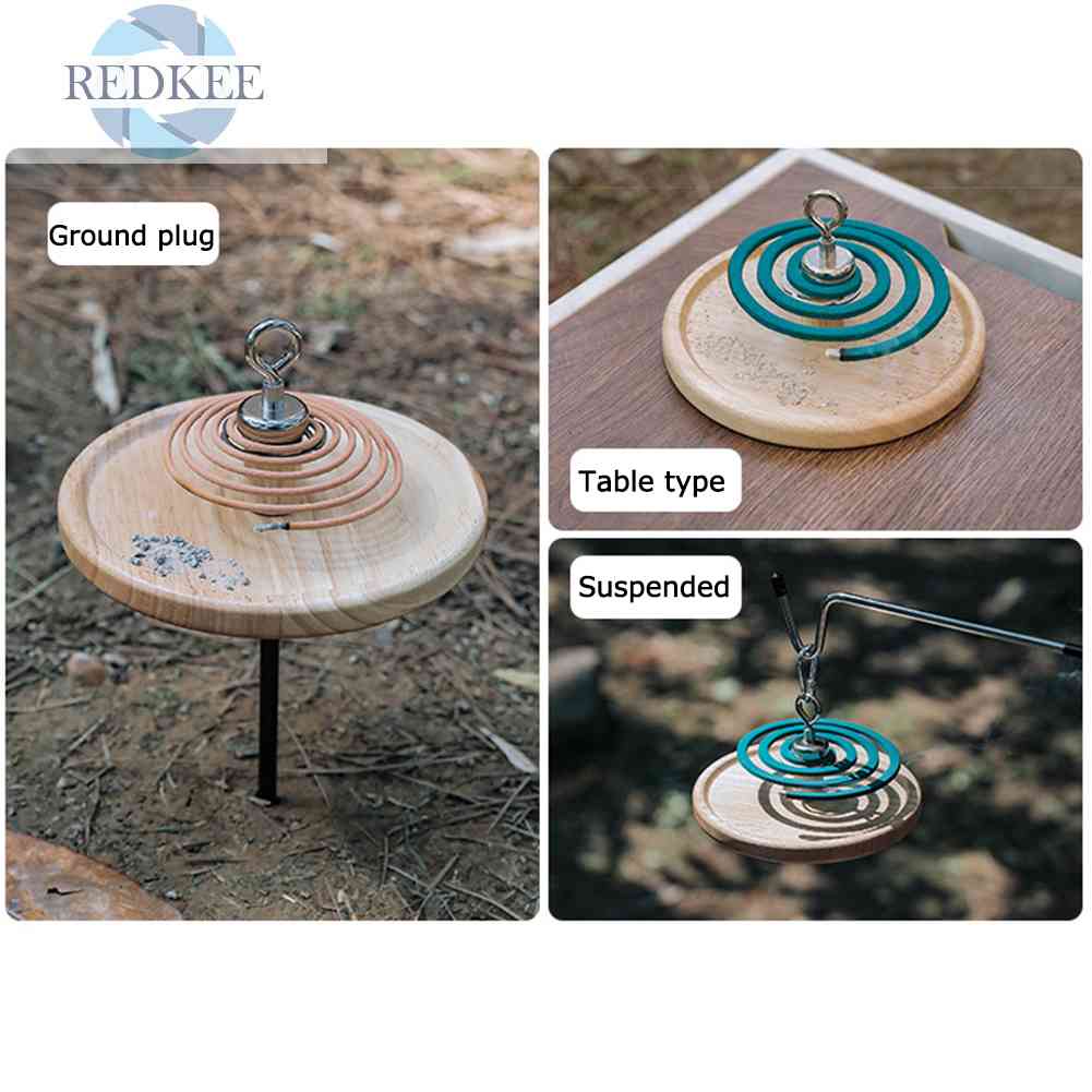 Giá Đỡ Nhang Muỗi Bằng Gỗ Đa Năng Tiện Dụng Cho Gia Đình