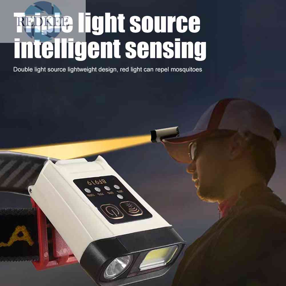 Đèn LED COB Mini Gắn Mũ Lưỡi Trai Cho Hoạt Động Ban Đêm