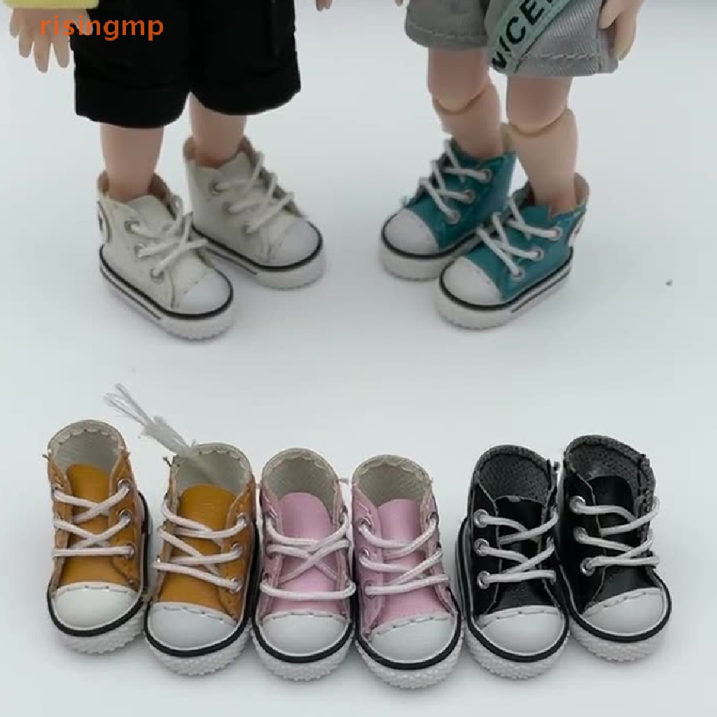 1 Đôi Giày Canvas Mini Thời Trang Cho Búp Bê