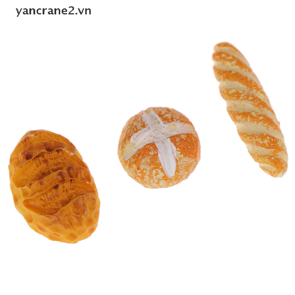 Set 4 Món Đồ Ăn Sáng / Tráng Miệng / Món Tráng Miệng Cho Nhà Búp Bê YAN2 {yancrane2.vn}