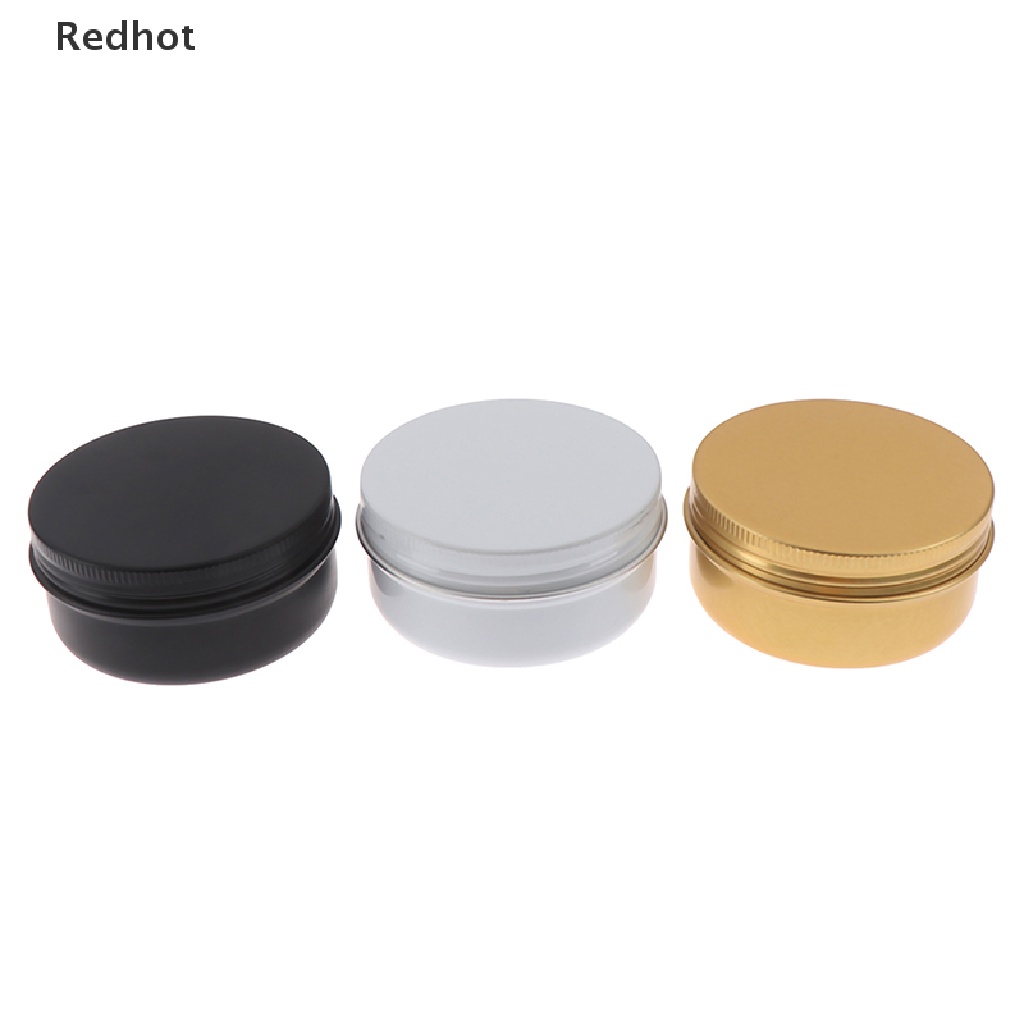 &lt; Redhot &gt; Hộp Thiếc Rỗng Tròn Mini Đựng Son Dưỡng Môi Hàng Đang Giảm Giá
