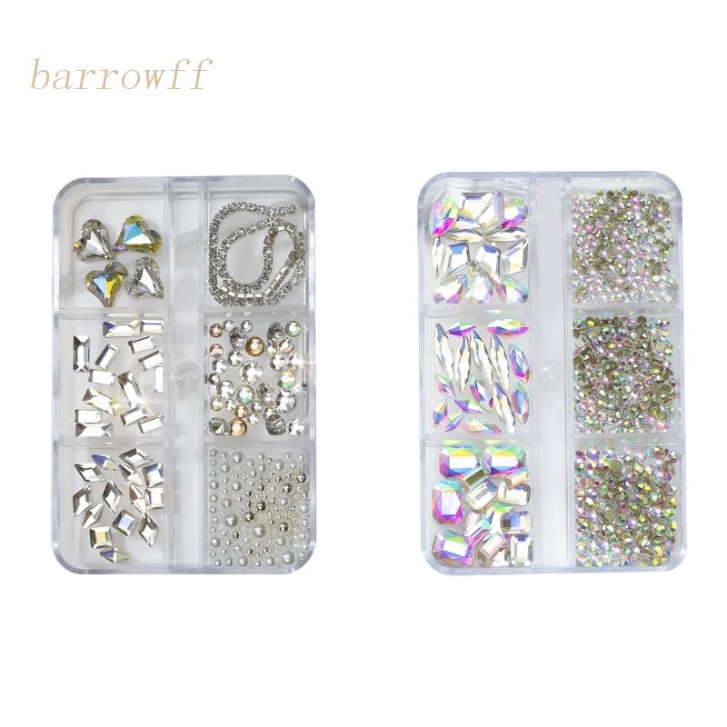 Hộp Đá Pha Lê 3D Trang Trí Móng Tay Nghệ Thuật