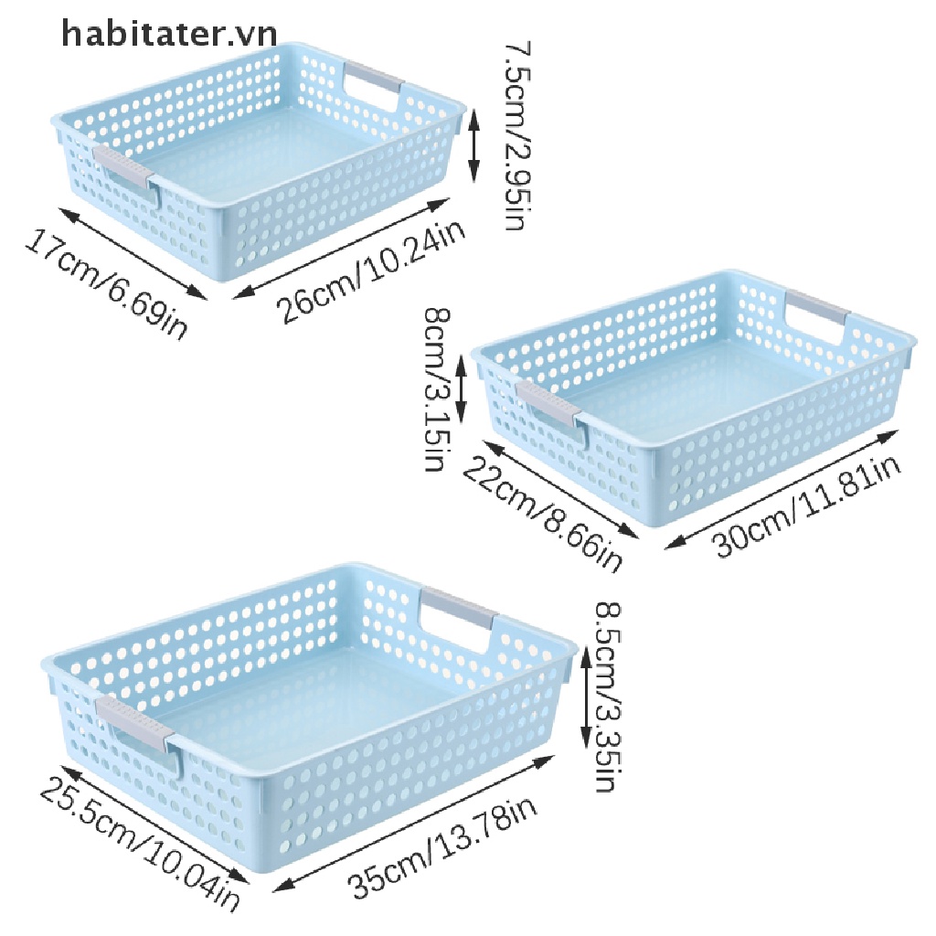 Giỏ Đựng Đồ Trang Điểm Có Thể Xếp Chồng Tiện Dụng Cho Gia Đình