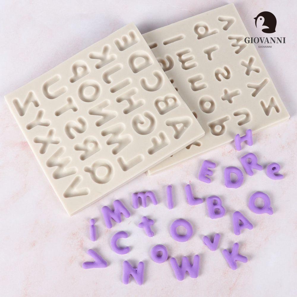 Khuôn Silicone Tạo Hình Chữ Cái Trên Cùng Trang Trí Bánh