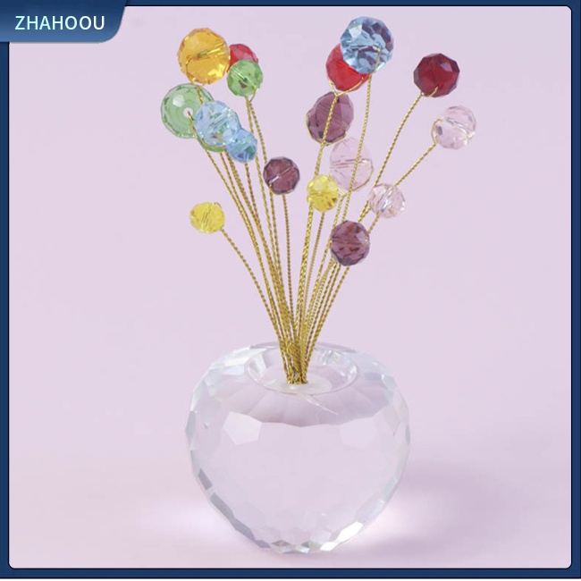 ☃Nhà Cửa☃ Phụ Kiện Hạt Pha Lê Hình Trái Cây May Mắn Nhiều Màu Trang Trí Nội Thất Xe Hơi