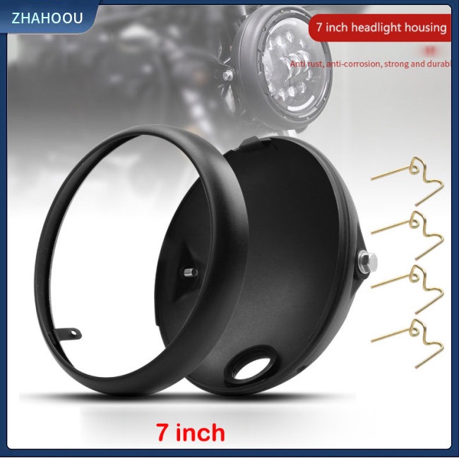 ☃Nhà Cửa☃ 1 Bộ Giá Đỡ Đèn Pha 7-inch Phong Cách Retro Cho Xe Mô Tô