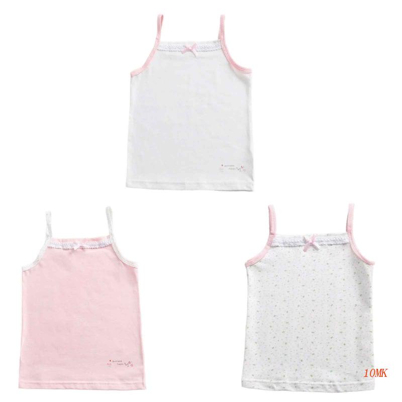 Áo Hai Dây Thân Thiện Với Da Thời Trang Mùa Hè Cho Bé Gái 3-8 Tuổi