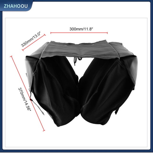 ☃Nhà Cửa☃ Túi Vải Canvas Gắn Yên Sau Xe Đạp Tiện Lợi