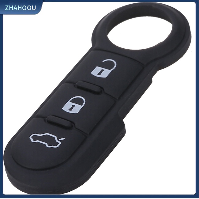 ☃Nhà Cửa☃ Đệm Cao Su 3 Nút Thay Thế Cho Chìa Khóa Điều Khiển Từ Xa Xe Hơi Fiat