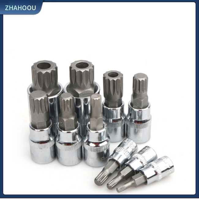 ☃Nhà Cửa☃ Bộ Cờ Lê Vặn Ốc Vít Áp Suất Nhanh Hình Ngôi Sao / Hình Hoa Mận Cho Xe Hơi