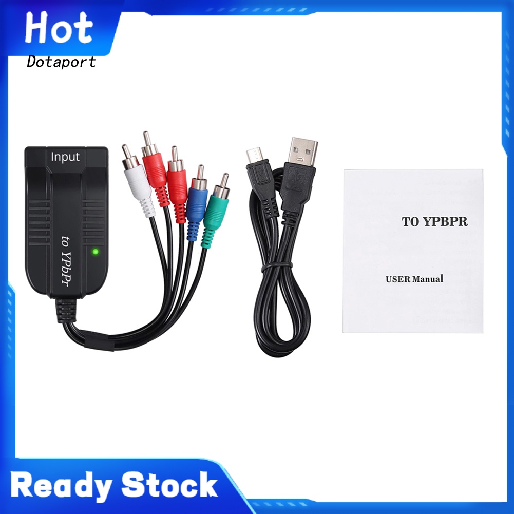 Bộ ChuyểN ĐổI Âm Thanh HDMI Sang YPbPr 5RCA RGB, KDDT- 1080p