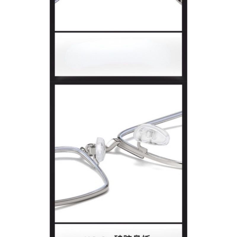 【-0°~-600°Kính Mát Gọng Kim Loại Siêu Nhẹ Chống Ánh Sáng Xanh Thời Trang Cho Nam Và Nữ