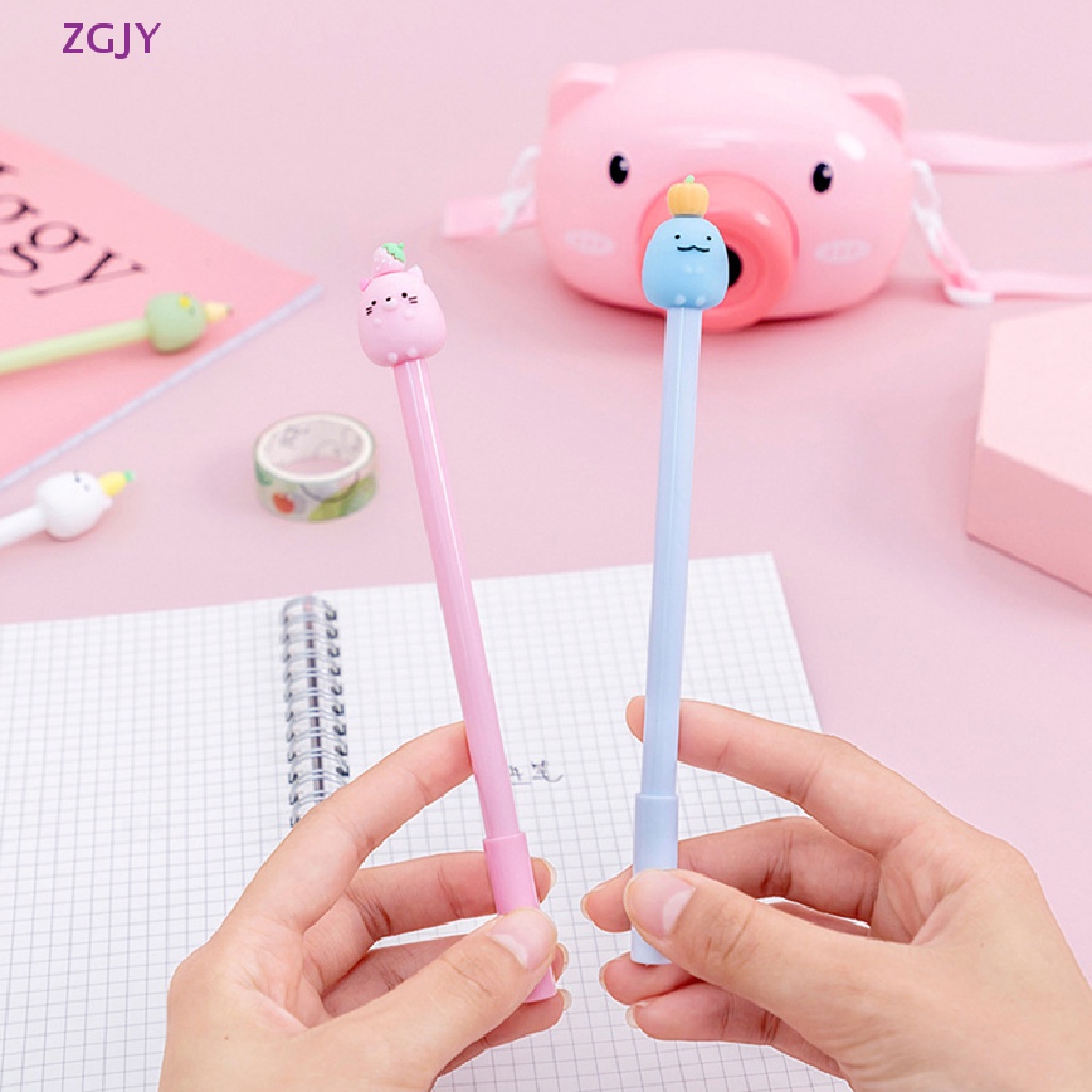 Bút Mực Gel Họa Tiết Trái Cây Hoạt Hình ZGJY Dễ Thương Cho Trường Học / Văn Phòng Mới