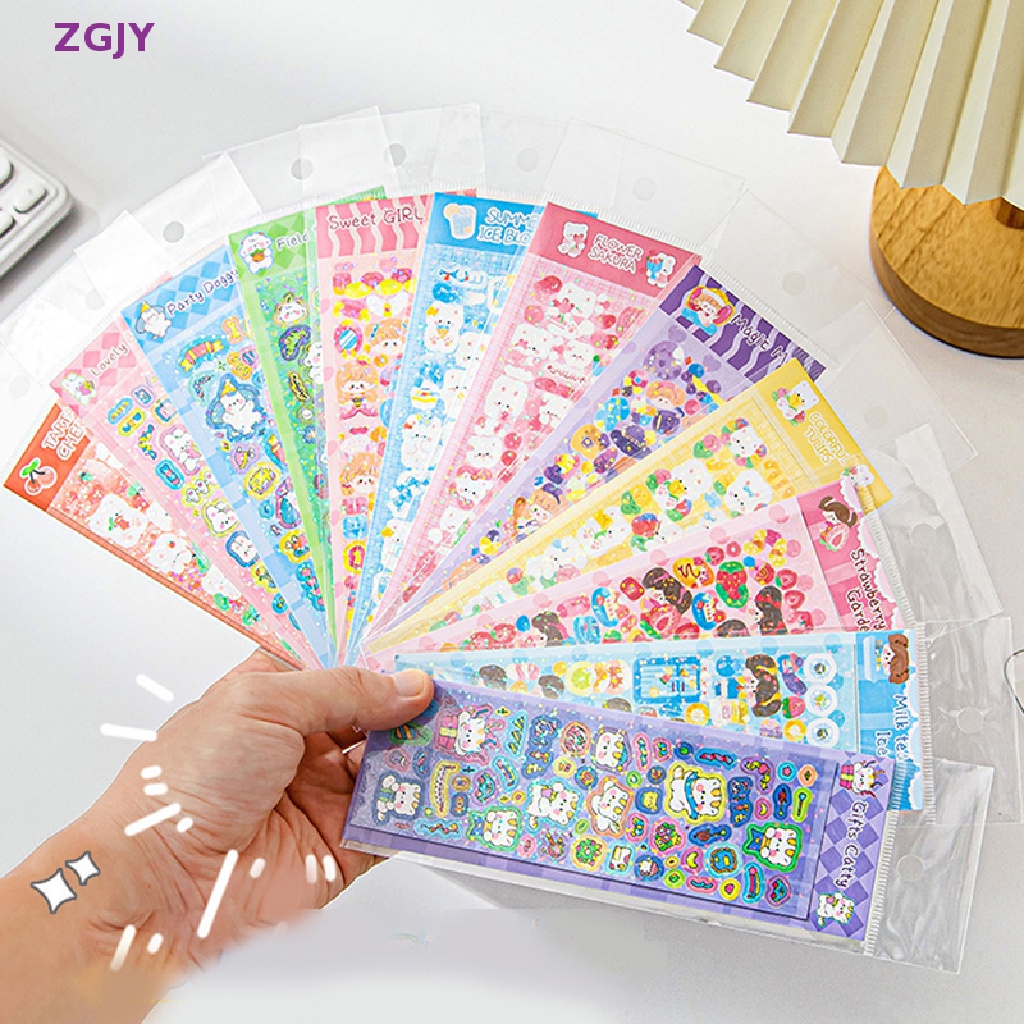 Set 5 Miếng Dán Trang Trí Hình Ảnh Đáng Yêu ZGJY Mới