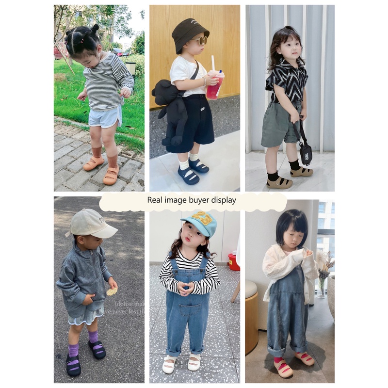Xăng đan đi biển AYUER chống va chạm chống trượt bằng thạch phong cách Tây Ban Nha mới cho bé trai và bé gái