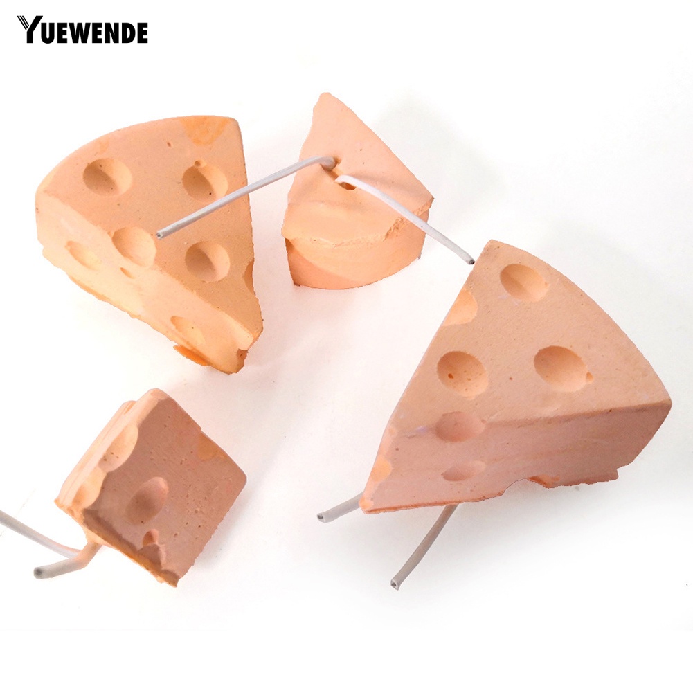 Đá Canxi Khoáng Mài Răng Hình Phô Mai Đồ Chơi Cho Thỏ / Chuột Hamster