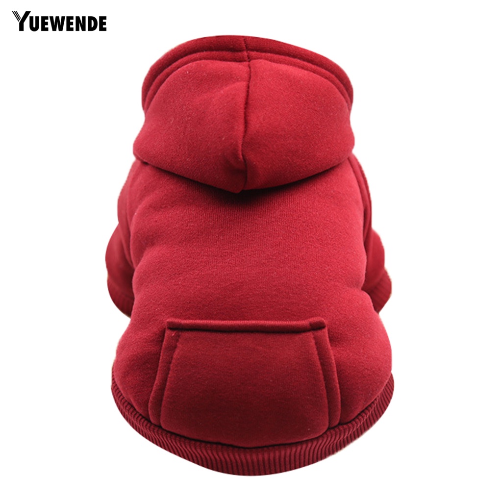Áo Nỉ Có Mũ Trùm Hai Lớp Thời Trang Thu Đông Cho Thú Cưng
