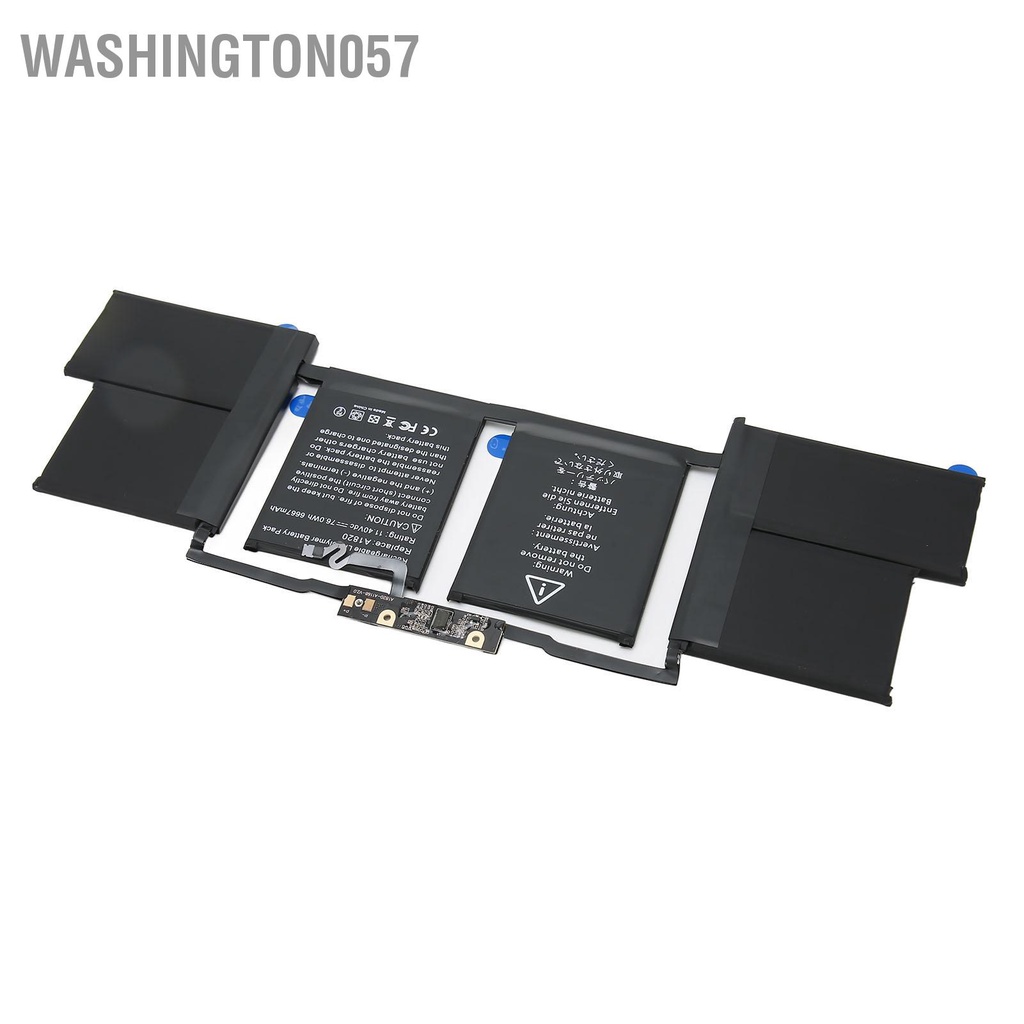 Washington057 Pin Laptop Thay Thế 11.4V 76Wh 6667MAh Ổn Định An Toàn Cho OS X Pro 15in A1707 A1820