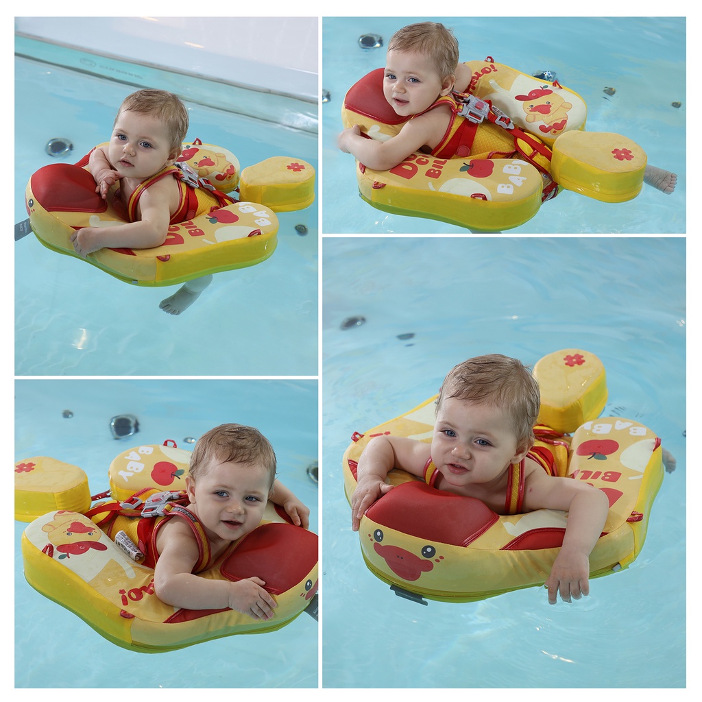 Phao Bơi Bơm Hơi Chống Thấm Nước Thân Thiện Với Làn Da Dành Cho Bé 3-24 Tháng Tuổi