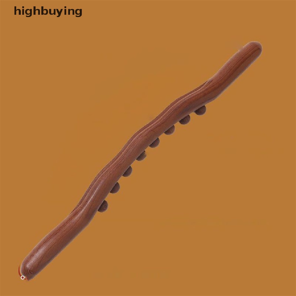 Gậy Mát Xa Lưng 8 Hạt Gỗ Carbon Chuyên Dụng