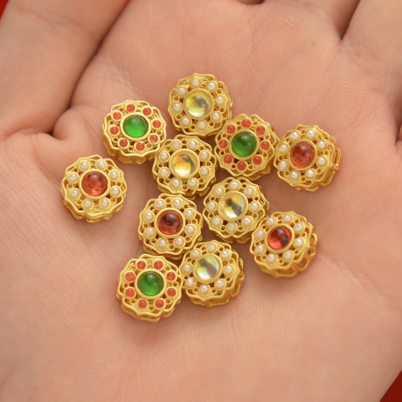 Chuỗi Hạt Màu Sắc Mạnh Mẽ Dùng Làm Trang Sức diy