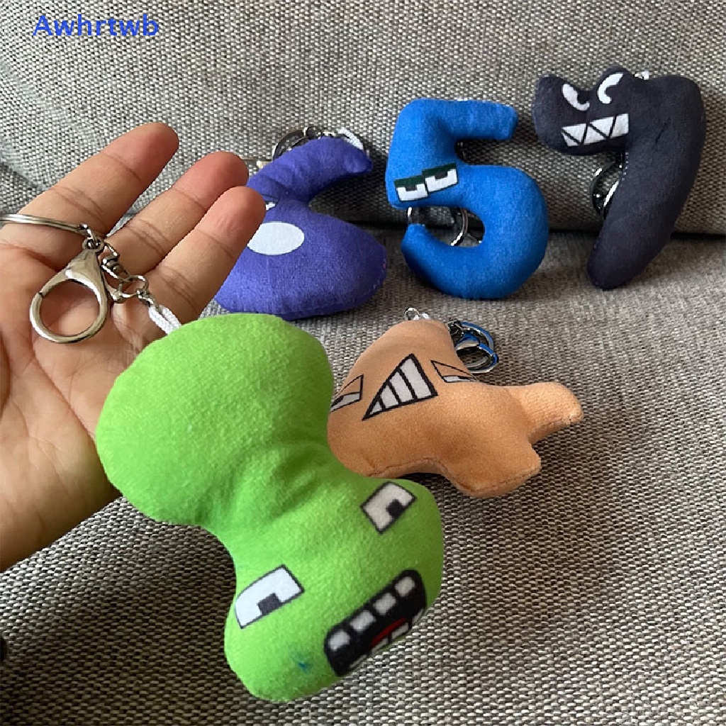 Awhrtwb Búp Bê Nhồi Bông Hình Chữ Số Huyền Thoại Thời Trang Có Móc Khóa Xe Hơi / Túi Xách Mới