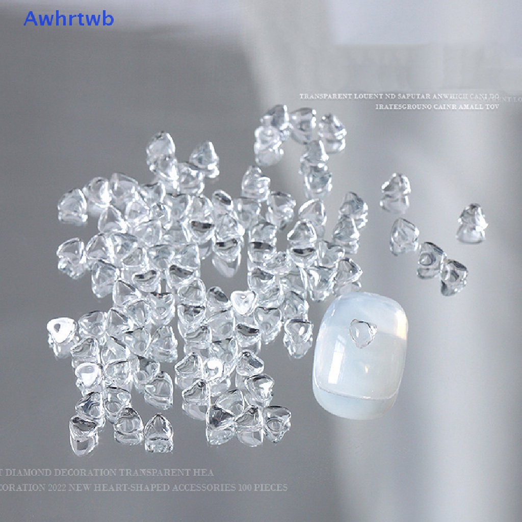 Set 100 Hạt Đá 3D Đính Móng Nghệ Thuật DIY Mới