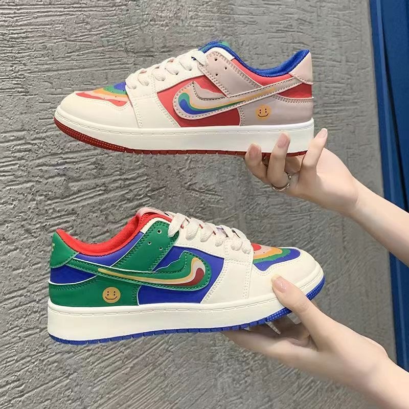 Giày sneaker nữ Giày Thể Thao Phối Màu Cá Tính Thời Trang Cho Nữ Giá siêu tốt！-AA0248
