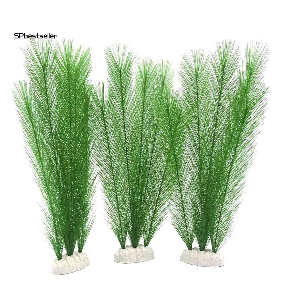Set 1 / 3 Cây Cỏ Giả Trang Trí Bể Cá