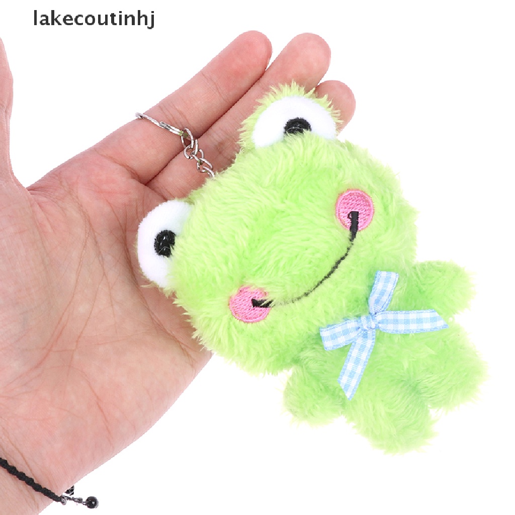 Lakecou Móc Khóa Thỏ Nhồi Bông Hoạt Hình Động Vật Nhỏ Gấu Ếch Gà