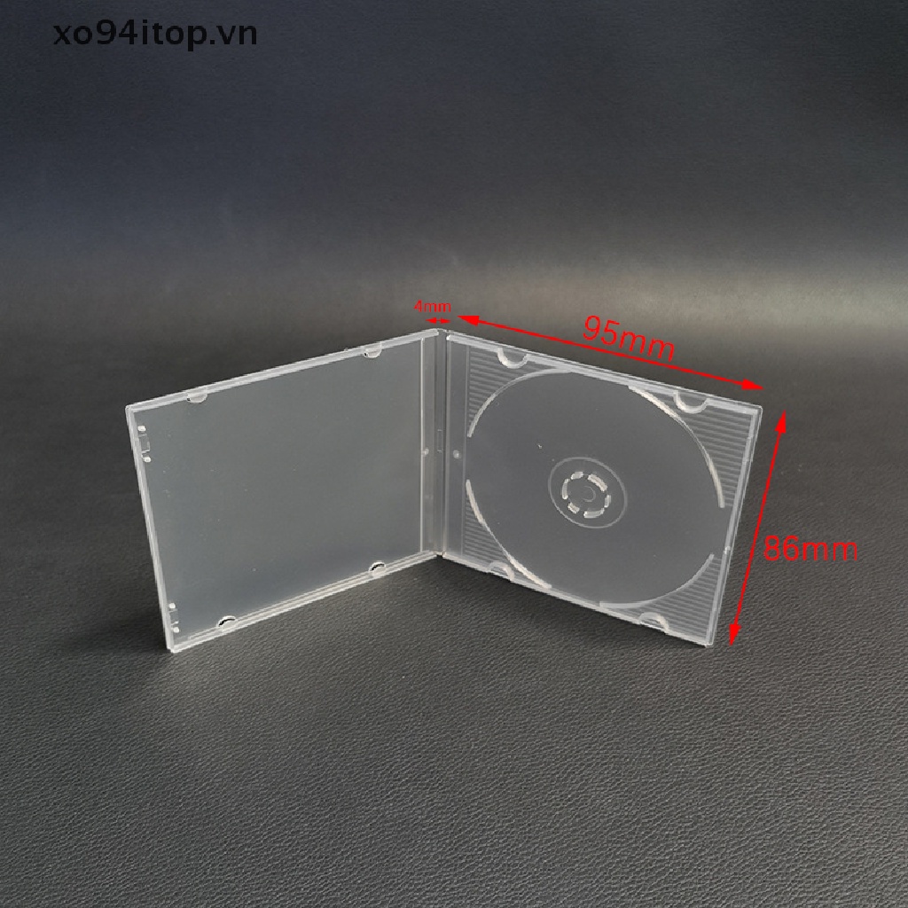 1 Hộp Đựng Đĩa CD DVD 3Inch 8CM Bằng PP Trong Suốt