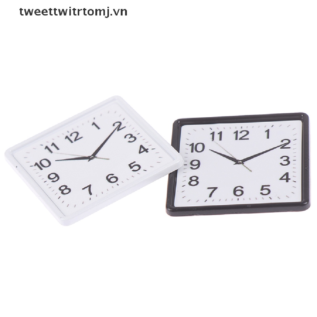 Đồng Hồ Treo Tường Trang Trí Nhà Búp Bê Tỉ Lệ 1: 12