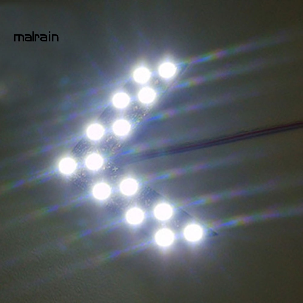 Bộ 2 Đèn LED Xi Nhan Hình Mũi Tên Gắn Kính Chiếu Hậu Xe Hơi