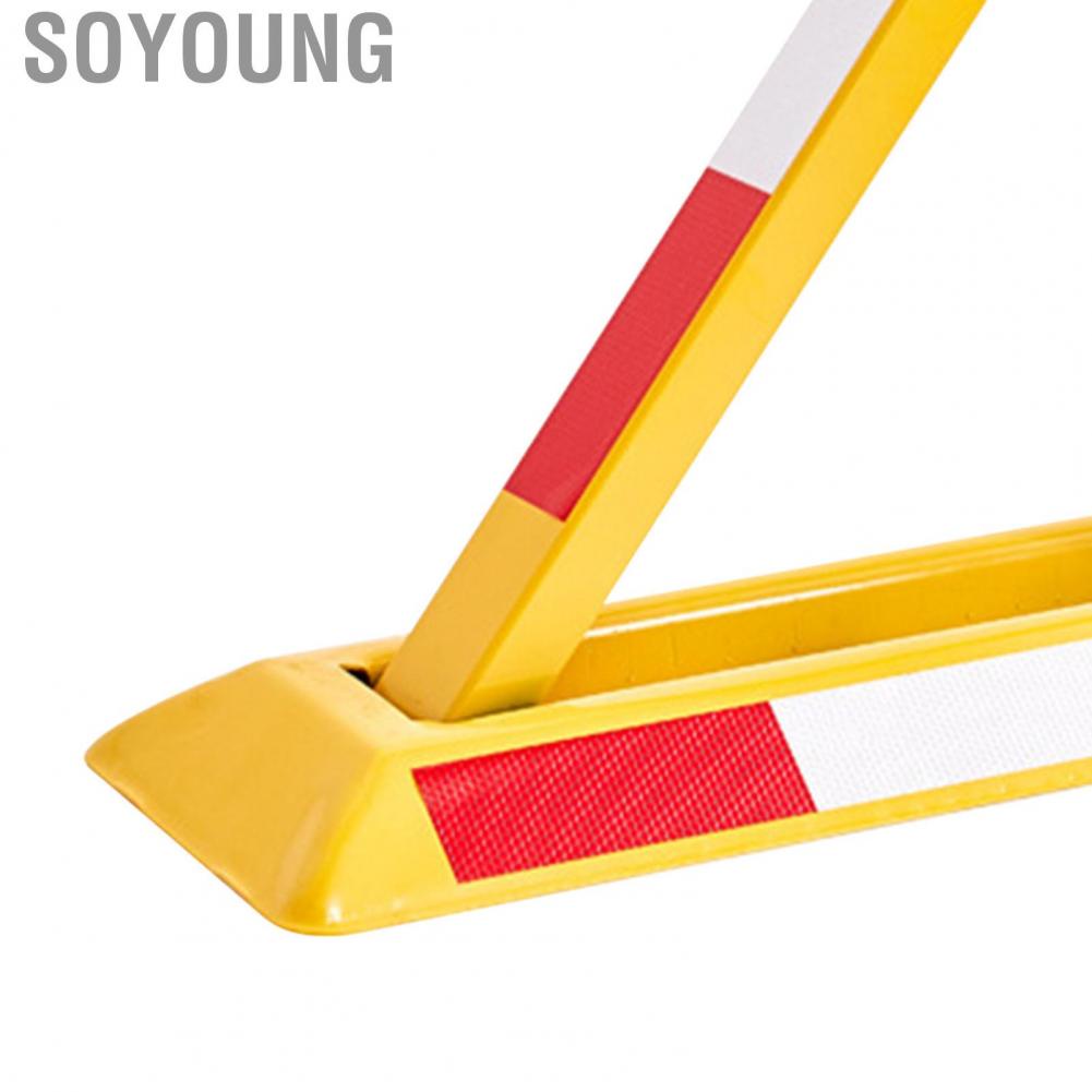 Soyoung Triangular Parking Lock  High Strength Integrated Die Casting Space Bright Reflective Tape Thickening for Outdoor Use