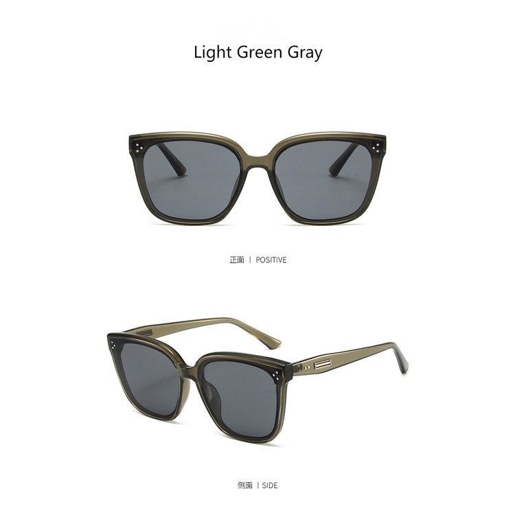 Kính Mát Gọng Vuông Lớn Phong Cách Hàn Quốc Cổ Điển Dành Cho Cả Nam Và Nữ