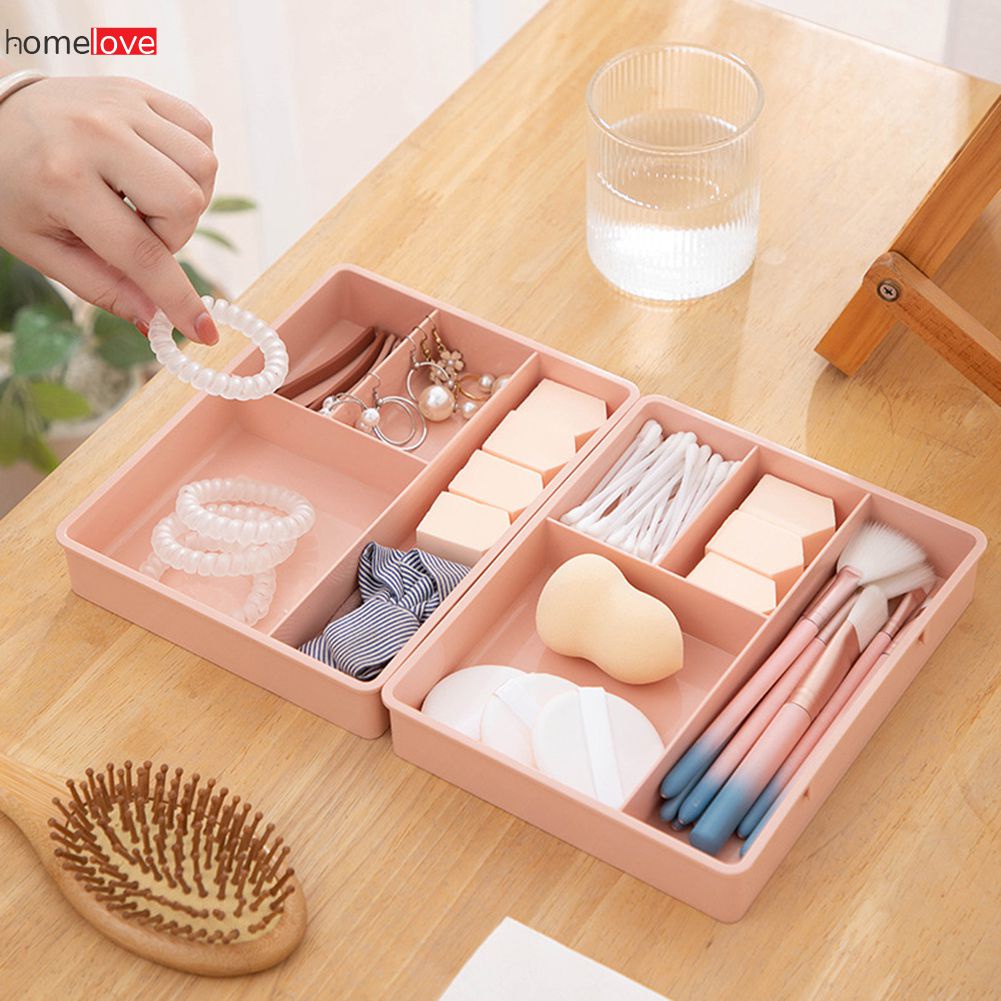 Ngăn Kéo Sắp Xếp Ngăn Kéo Ngăn Tủ Đựng Đồ Đa Năng Khay Ngăn Kéo Dao Kéo Đồ Vật Nhỏ Trang Sức Hộp Đựng Đồ Riêng Biệt Homelove