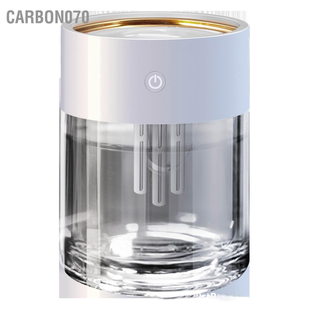 Carbon070 Máy Tạo Độ Ẩm Mini Im Lặng 3 Đầu Phun Kích Thước Nano Xịt 2L Công Suất Lớn USB Ô Tô Có Đèn Thở Nhiều Màu Sắc