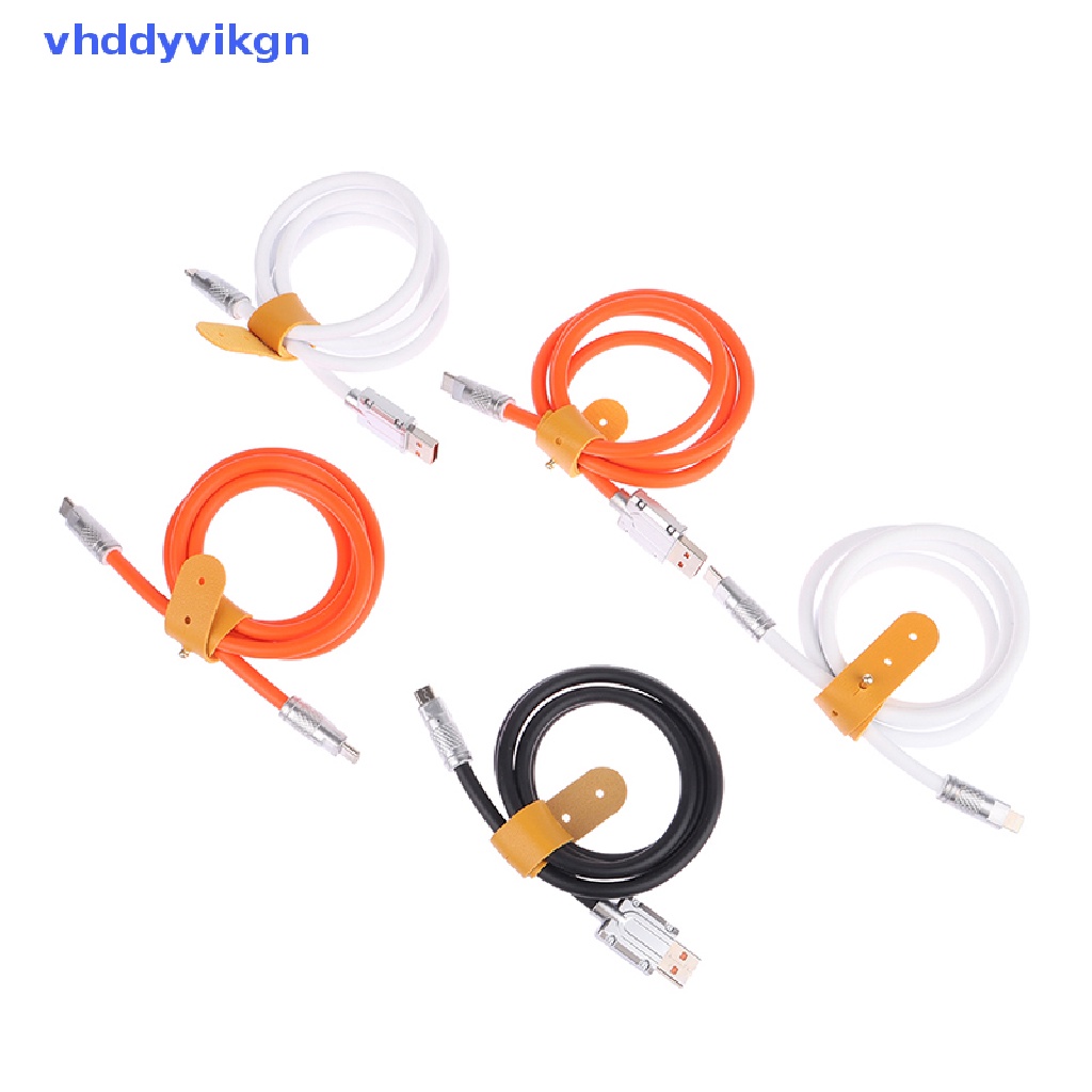 Dây Cáp Sạc Nhanh VHDD 120W USB Type C Bằng Silicon Cho Xiaomi Huawei Samsung