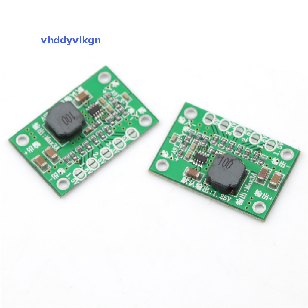 Mô Đun Hạ Áp DC-DC Từ 5~16V Xuống 1.5V 1.8V 2.5V 3.3V 5V 3A Chuyên Dụng