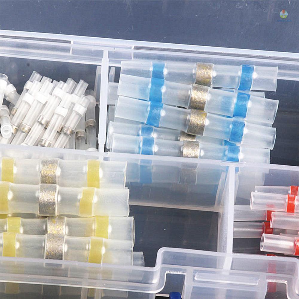 Set 300 Vòng Co Nhiệt Nối Đầu Cuối Chống Thấm Nước Có Thể Co Nhiệt